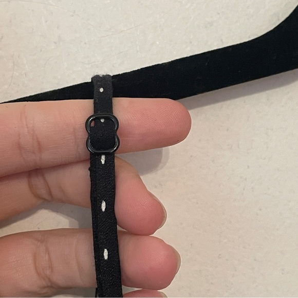 Reformation Polka Dot Montague Button Front Dress Sleeveless B&W size 12 - Picture 3 of 7